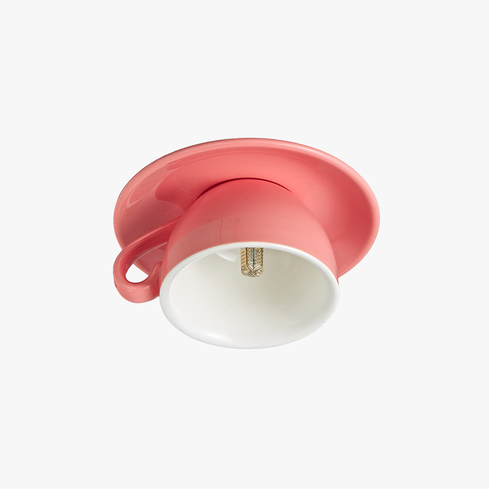 Aria Moderno Tazze da Caffè in Ceramica Illuminazione da Soffitto