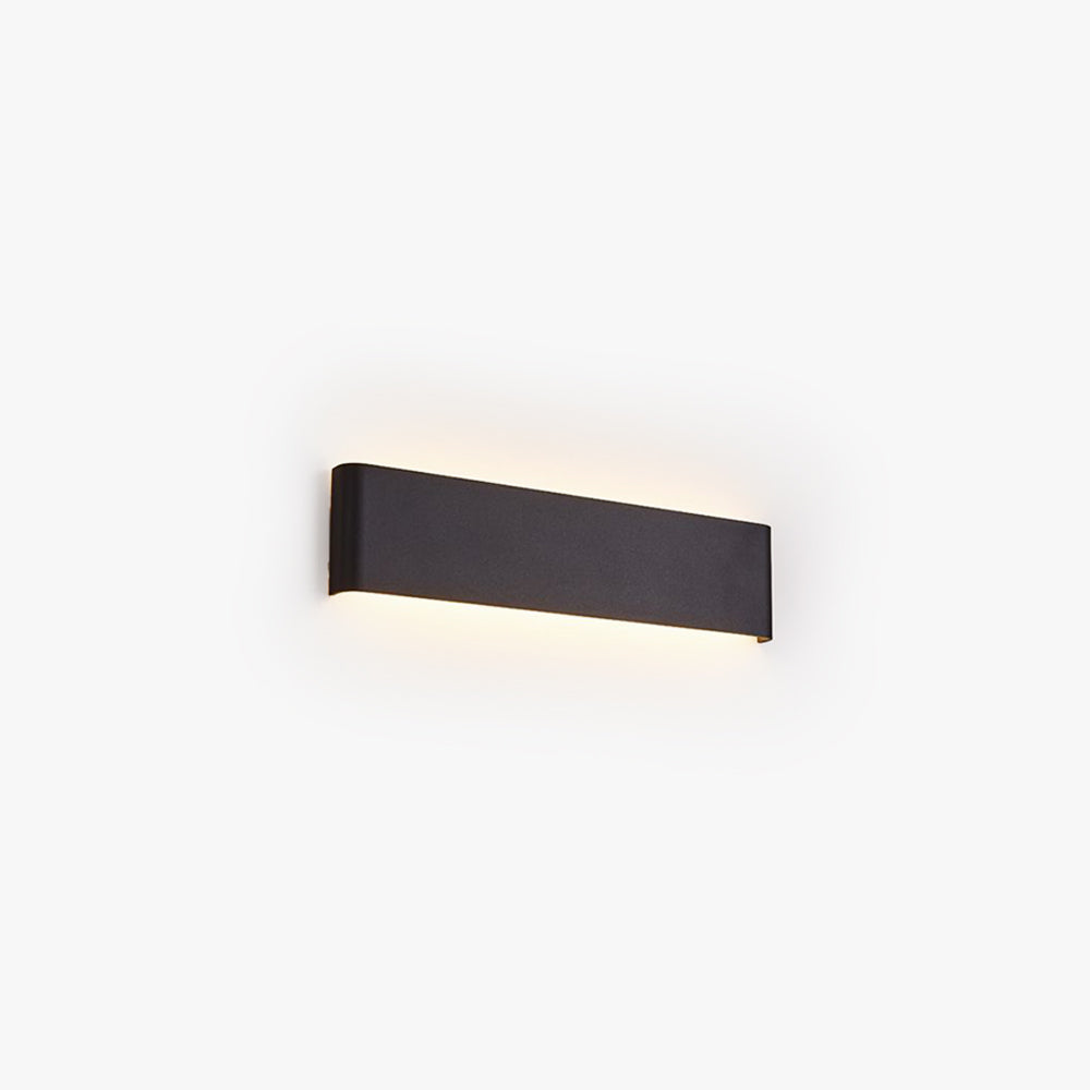 Applique Minimalista Arisha Nero/Bianco/Oro Rettangolare Bagno