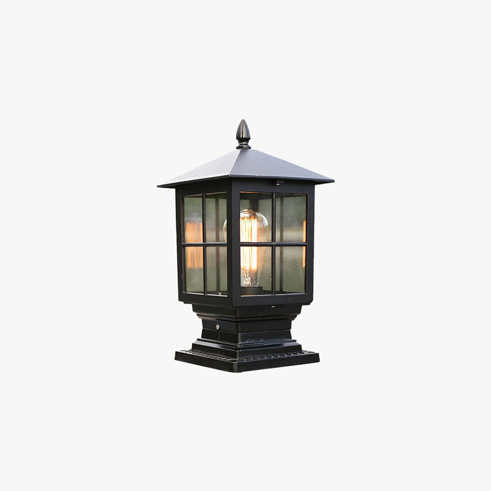 Lanterna LED in Vetro e Metallo Etilo per Esterni