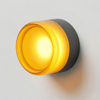 Applique LED da Parete Rotonda in Vetro Lampada Moderna per Camera e Soggiorno