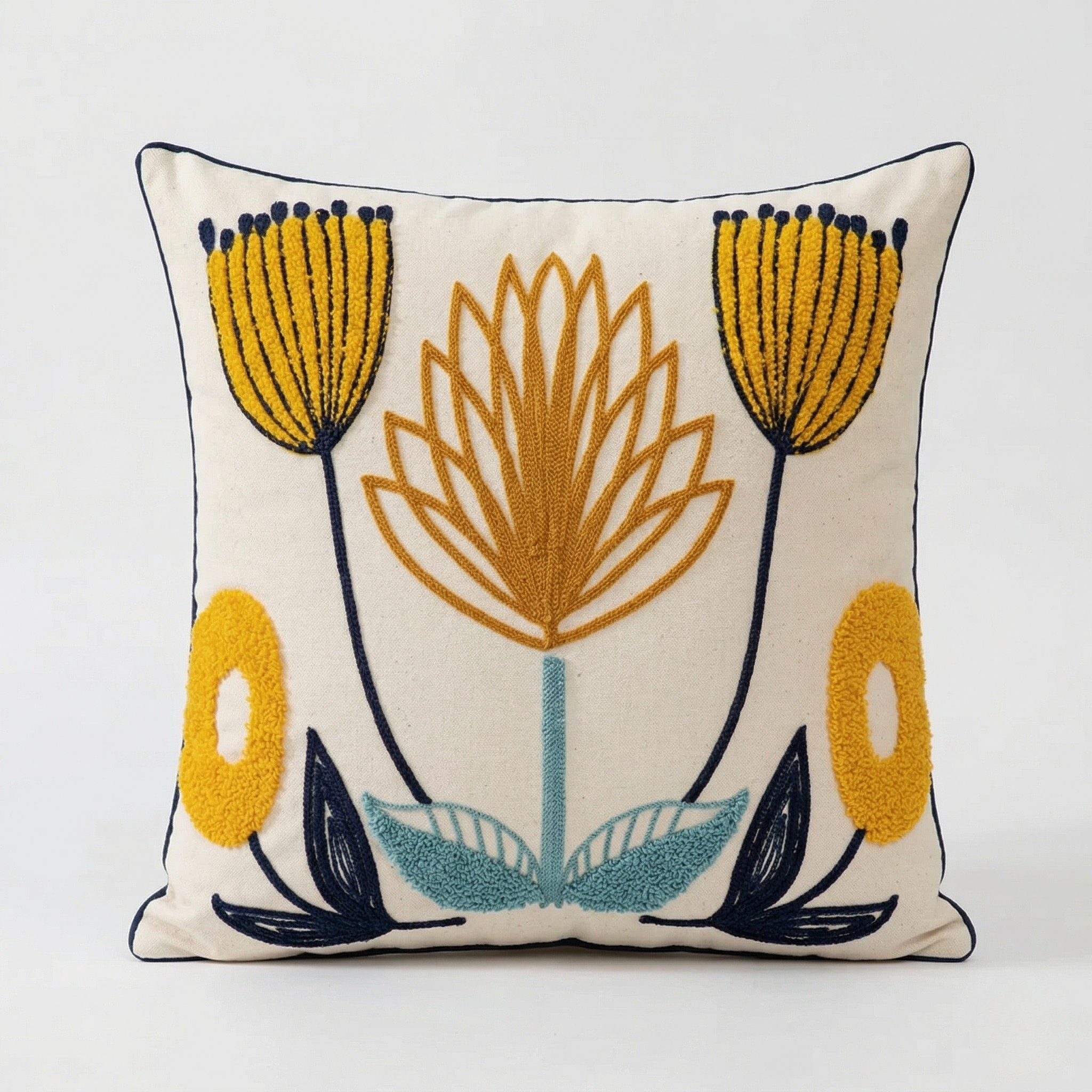 Cuscino Decorativo Floreale Design Botanico Moderno