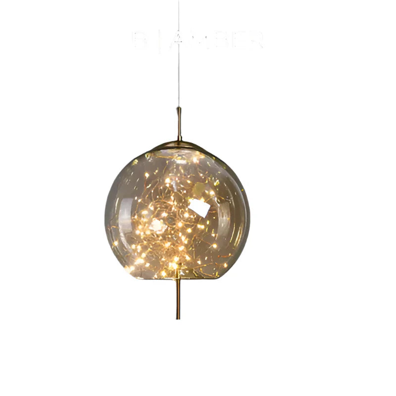 Moderno Sfavillante Lampadario in Vetro