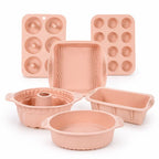 Set di Stampo in Silicone 6 Pezzi – Stampo Flessibile Antiaderente per Torte e Dolci
