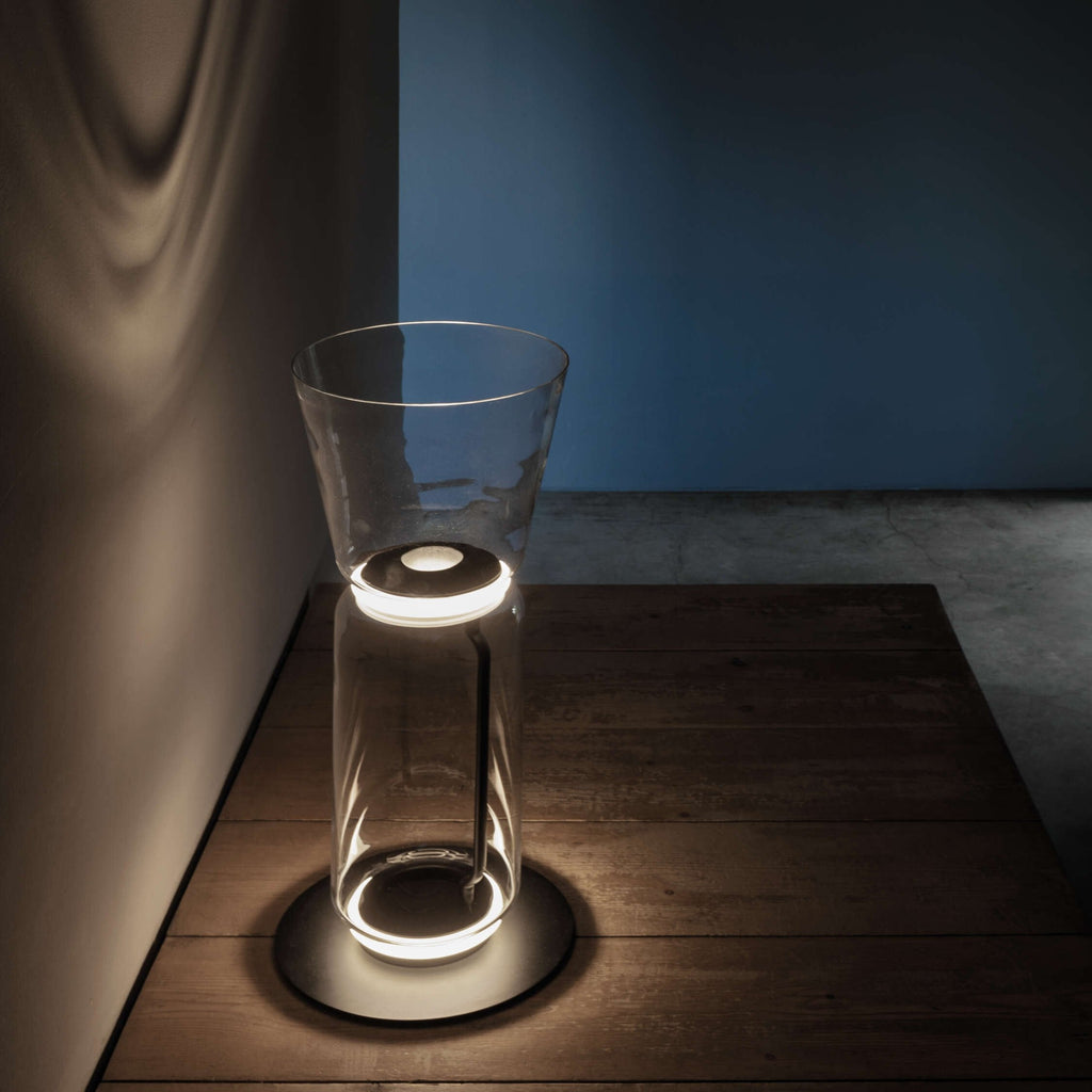 Lampada da Terra in Vetro di Bambù