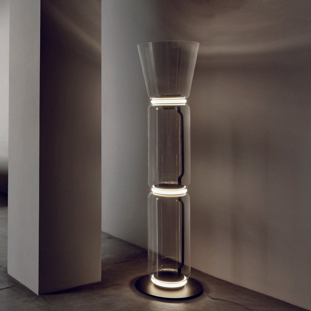 Lampada da Terra in Vetro di Bambù