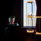 Lampada da Terra in Vetro di Bambù