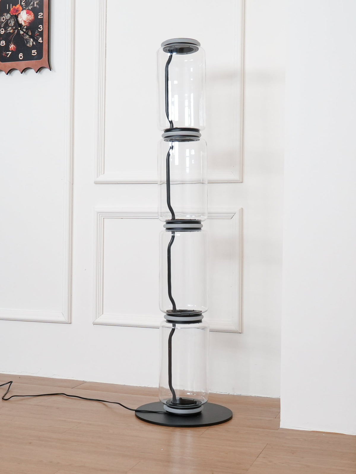 Lampada da Terra in Vetro di Bambù