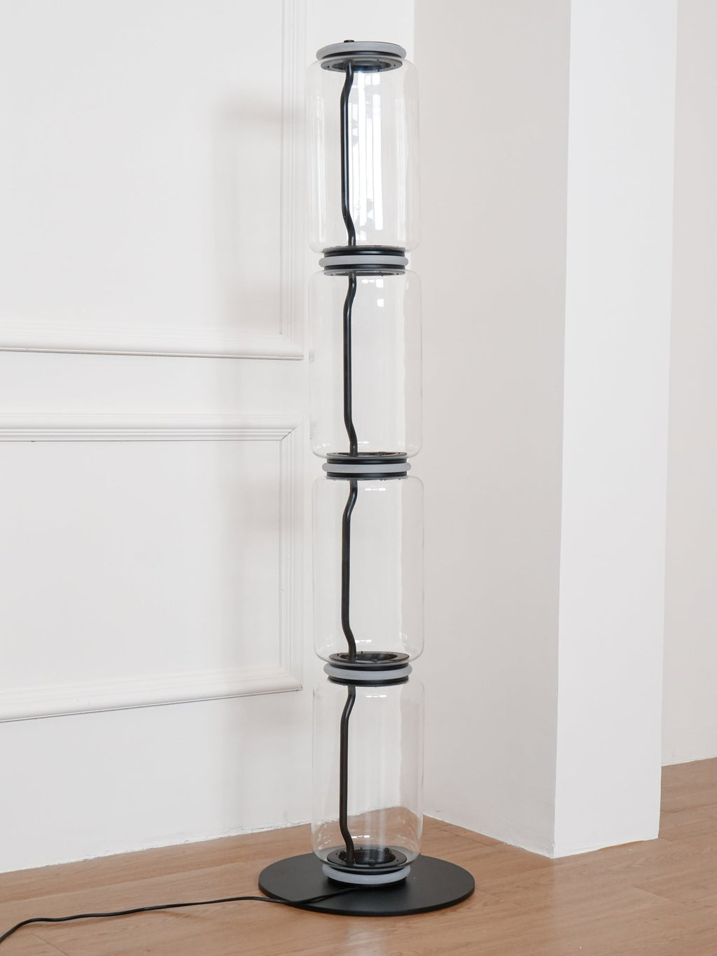 Lampada da Terra in Vetro di Bambù