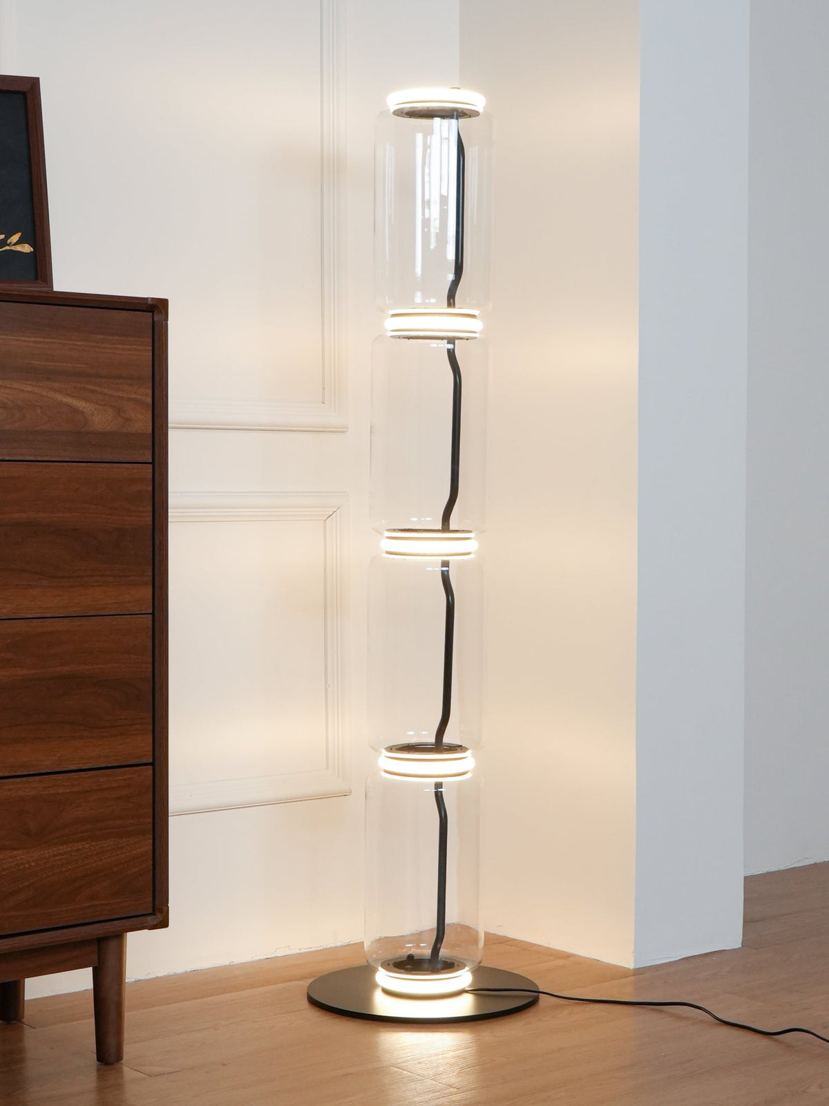 Lampada da Terra in Vetro di Bambù