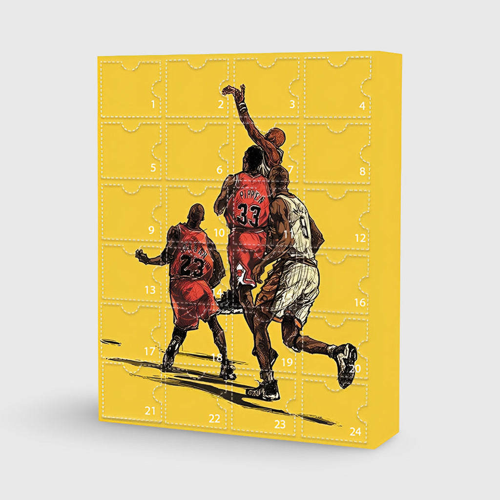 Calendario dell'Avvento Basket – 24 Giorni di Figurine da Collezione e Sorprese per Fan