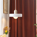Lampada a sospensione in vetro stile Bauhaus con paralume ad anello
