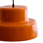Lampada a Sospensione Arancione Modern Vintage Bauhaus