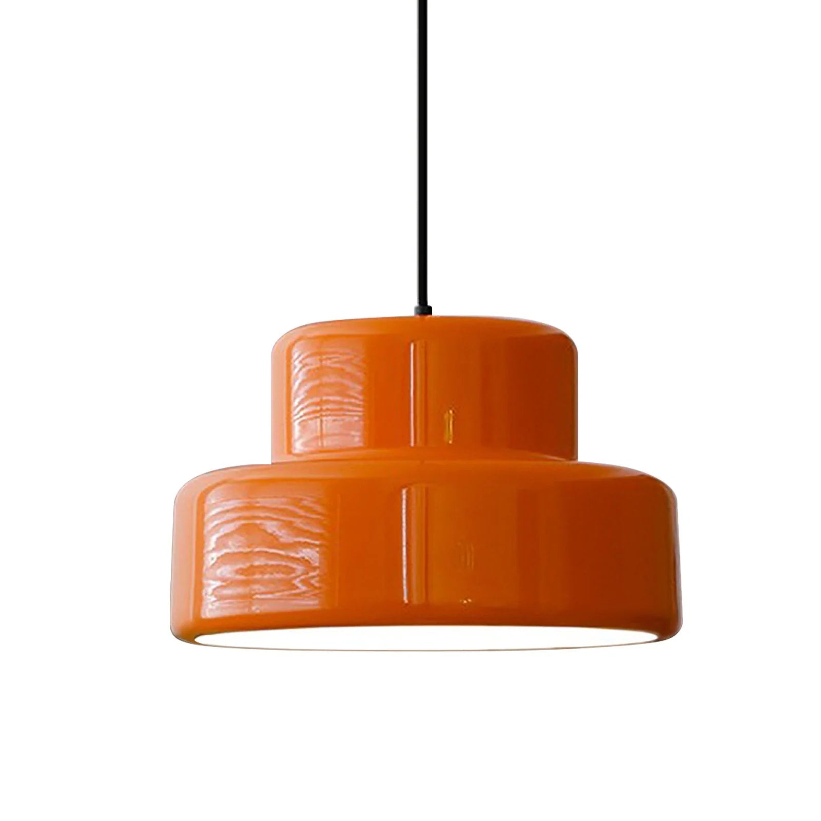 Lampada a Sospensione Arancione Modern Vintage Bauhaus