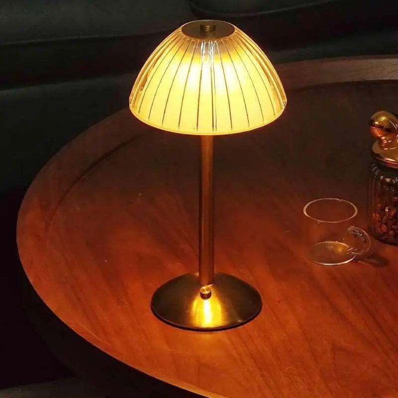 Beacon - Lampada da tavolo LED in cristallo senza fili
