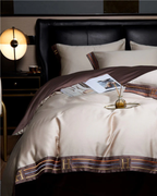 Set di Biancheria da Letto in Cotone Satinato di Lusso – 4 Pezzi