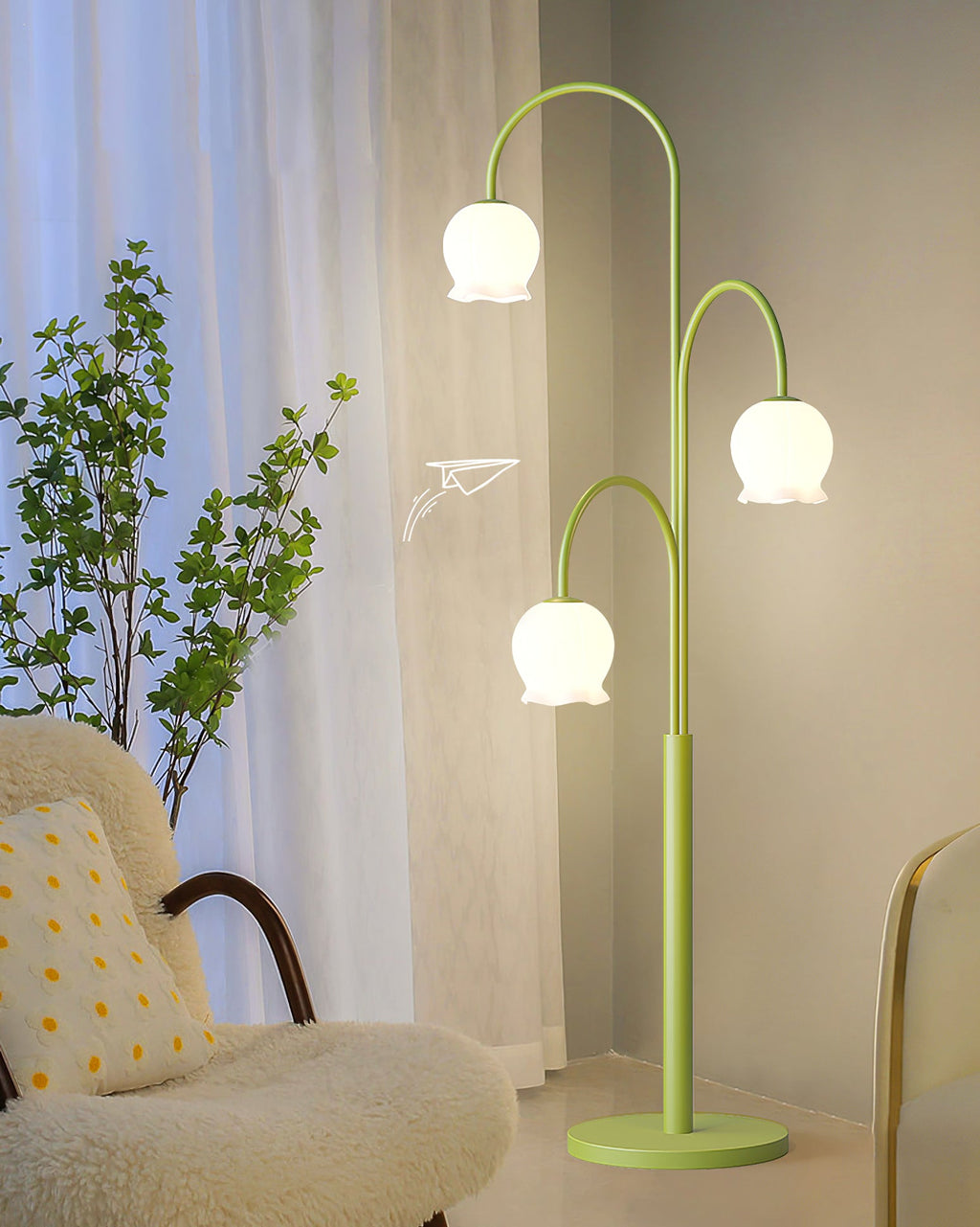 Lampada da Terra Bell Orchid