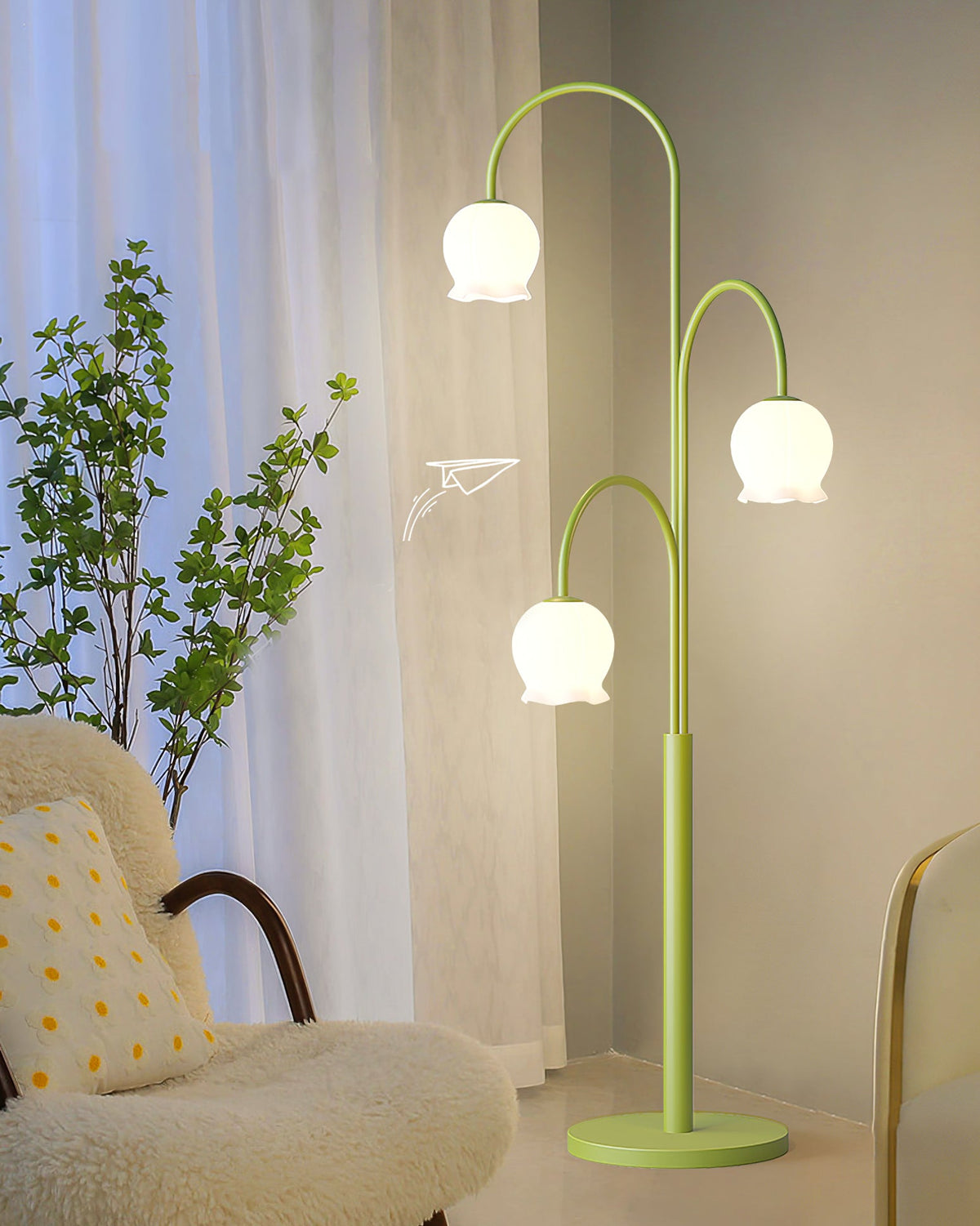 Lampada da Terra Bell Orchid