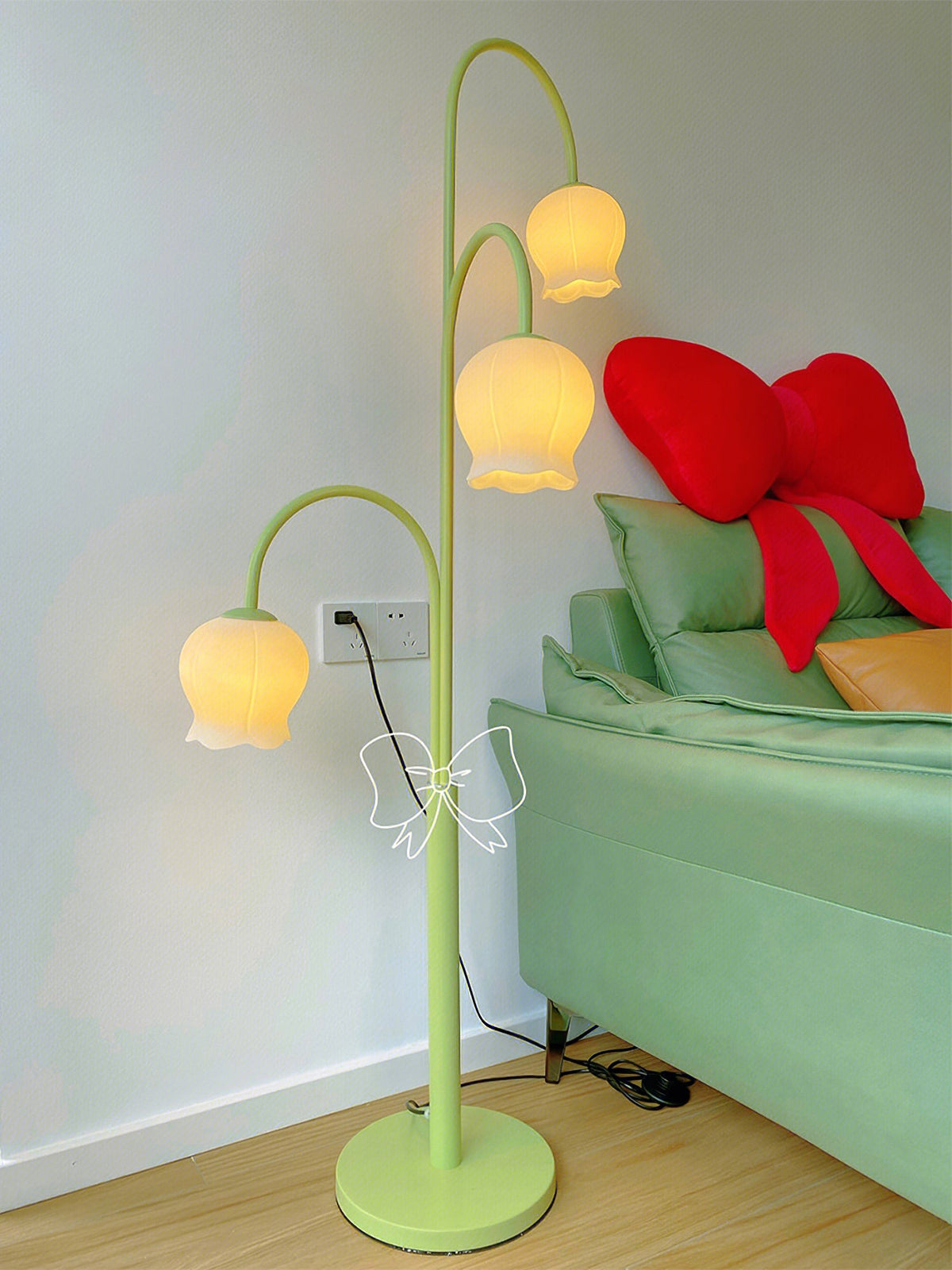 Lampada da Terra Bell Orchid