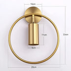 VivaLuxe Light - Lampada da parete LED moderna con anello