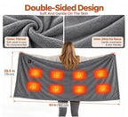 Coperta Poncho Elettrica Riscaldata – 3 Impostazioni di Calore