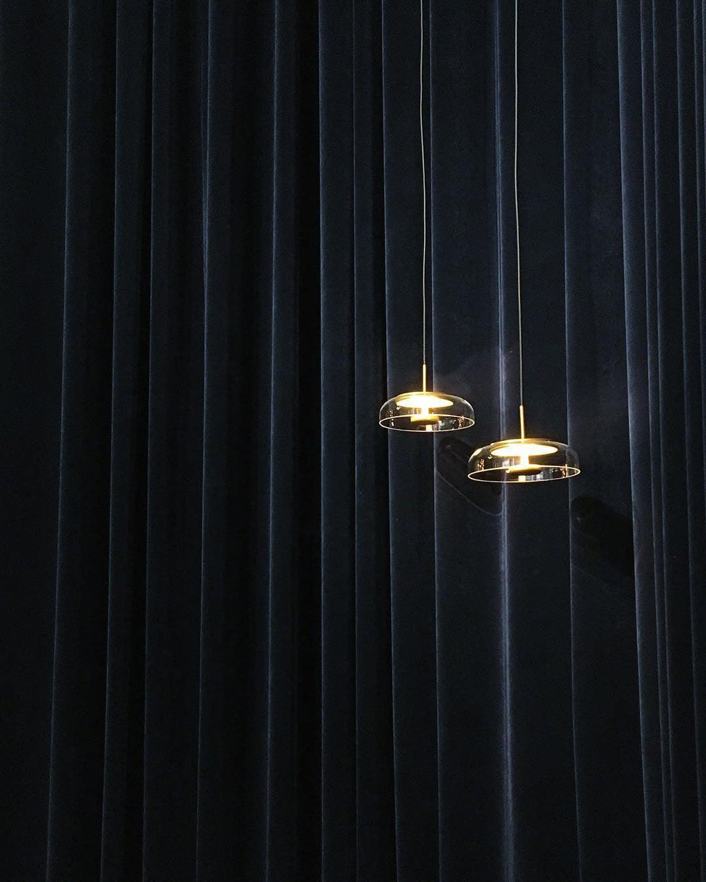 Lustra Lampada a Sospensione Trasparente Vetro Elegante