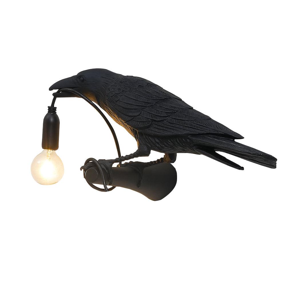 Lampada da muro a forma di uccello