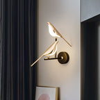 Lampada da parete Birdmann – Color oro – Moderna – Illuminazione d'accento – Lampada a LED per ambienti eleganti