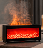 IGNIVA Diffusore Aromatico Umidificatore LED Effetti Fiamma Controllo Intelligente del Tempo