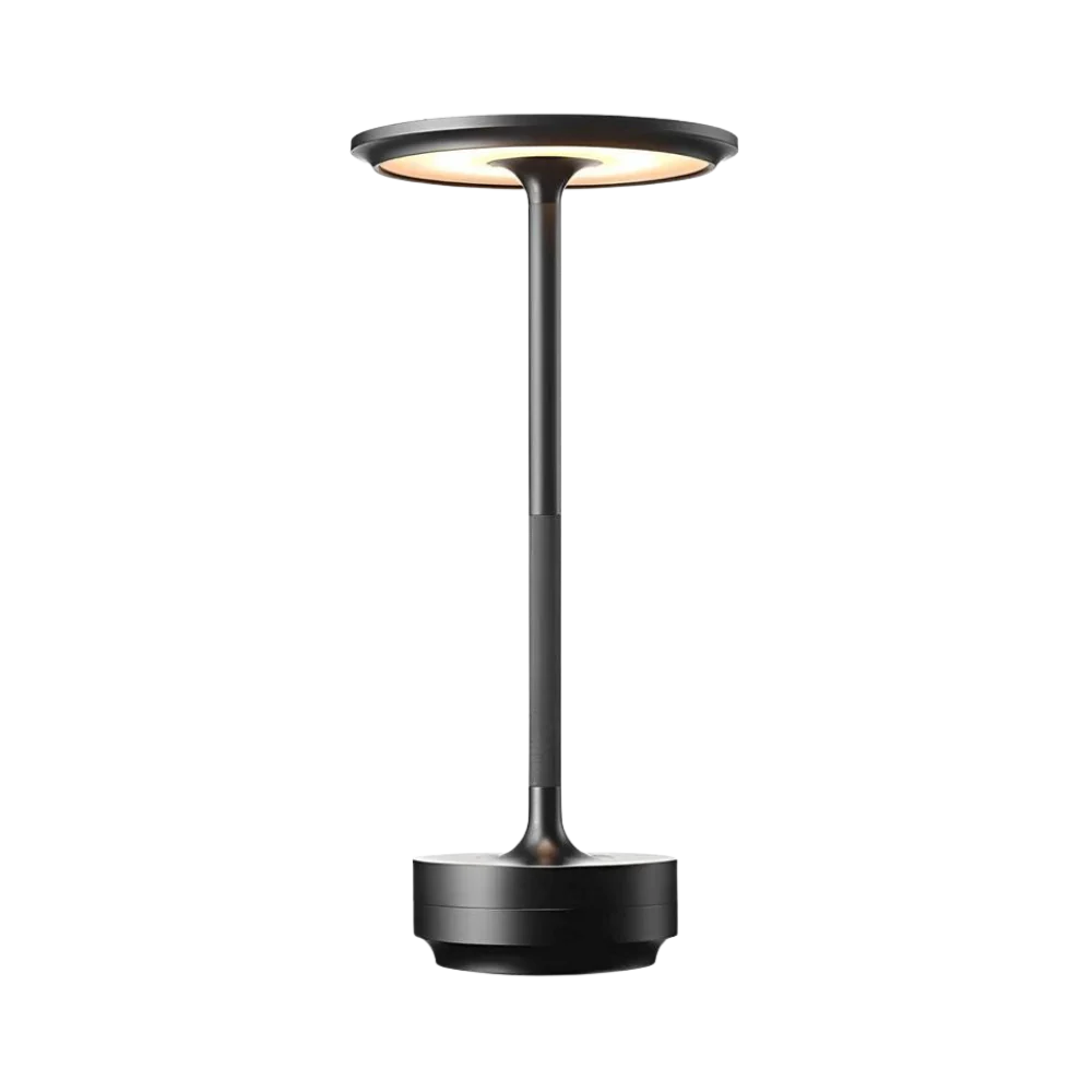 Lampada da Tavolo Ricaricabile LED a Cono in Ottone Moderno 1 Luce
