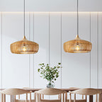 Muto Nordic Japanese Pendant Light Legno Camera da Letto/Soggiorno
