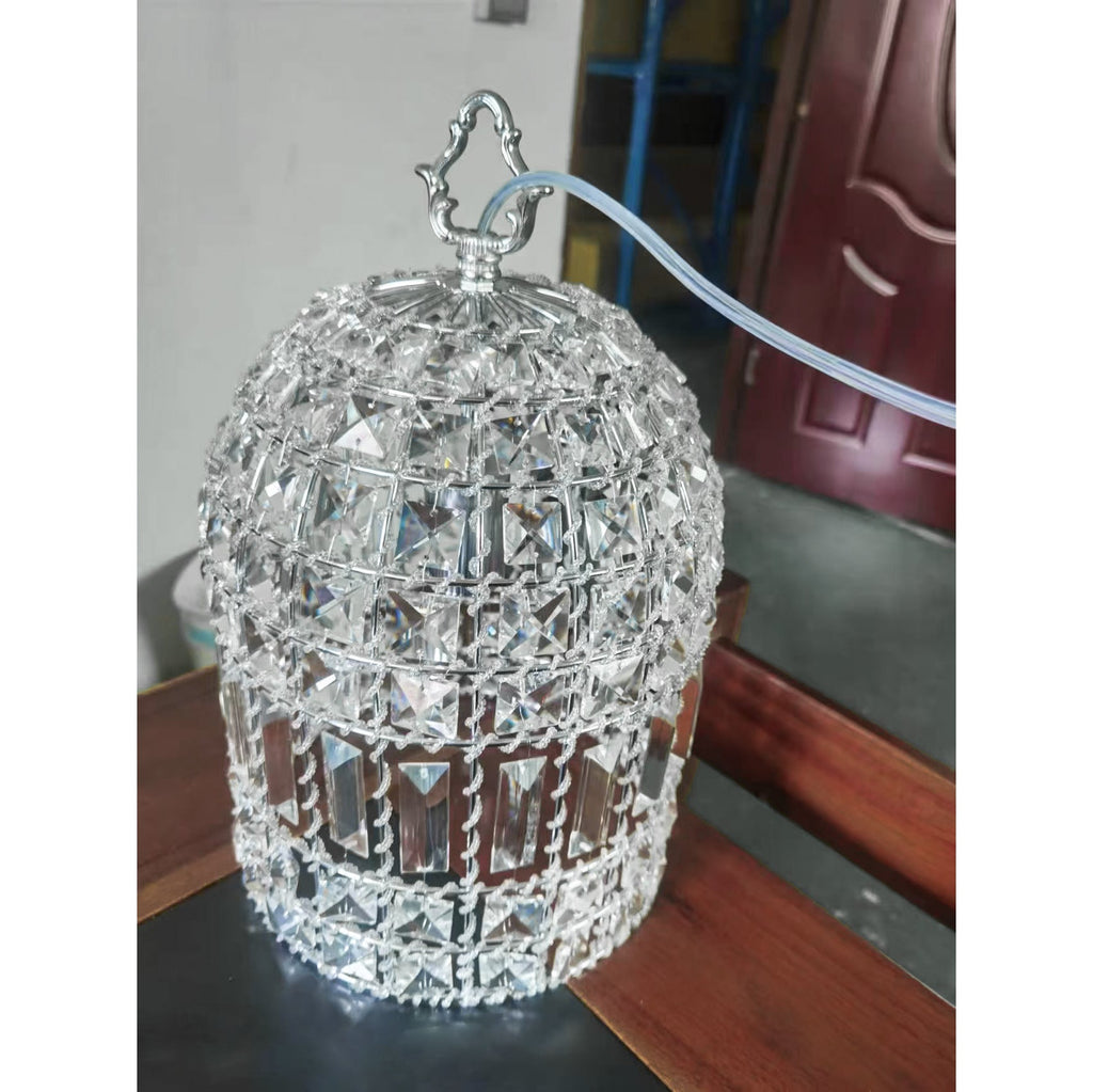 Lampada a sospensione in cristallo Blanca