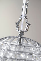 Lampada a sospensione in cristallo Blanca