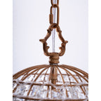 Lampada a sospensione in cristallo Blanca