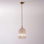 Lampada a sospensione in cristallo Blanca