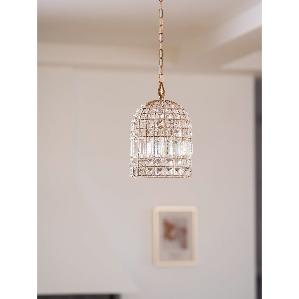 Lampada a sospensione in cristallo Blanca