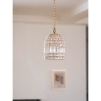 Lampada a sospensione in cristallo Blanca