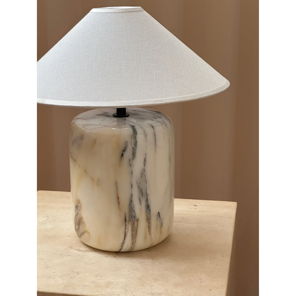 Lampada da Tavolo in Marmo Block