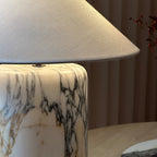 Lampada da Tavolo in Marmo Block