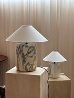 Lampada da Tavolo in Marmo Block