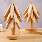 BloomNest™ - Set di Sottobicchieri in Legno a Forma di Albero