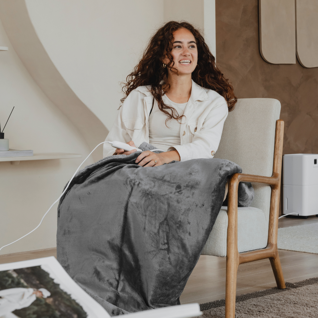 Coperte Elettriche 180 x 160 cm – Coperta Riscaldata per Casa