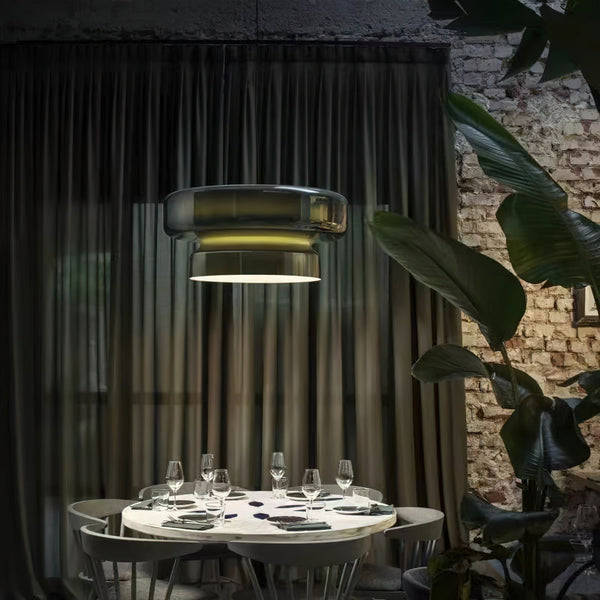 Lampada a Sospensione Bohemia in Vetro Soffiato