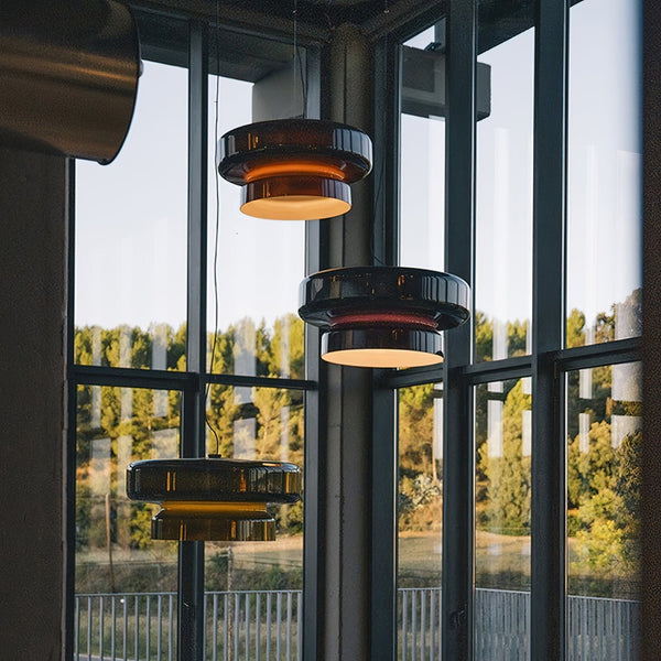 Lampada a Sospensione Bohemia in Vetro Soffiato
