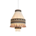 Lampada a sospensione Bohemien con Frange