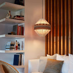 Lampada a sospensione Bohemien con Frange