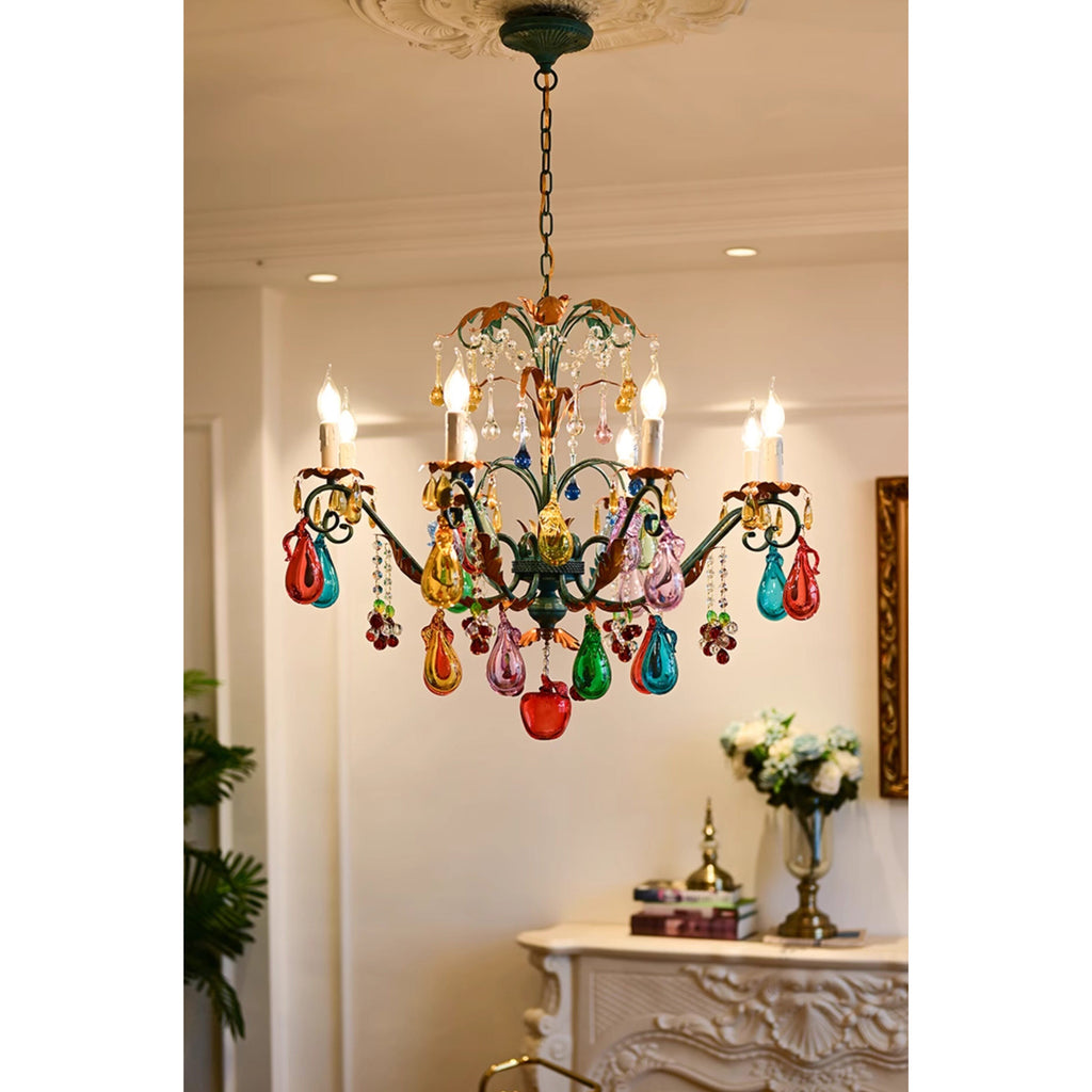 Lampadario Frutti Bordeaux
