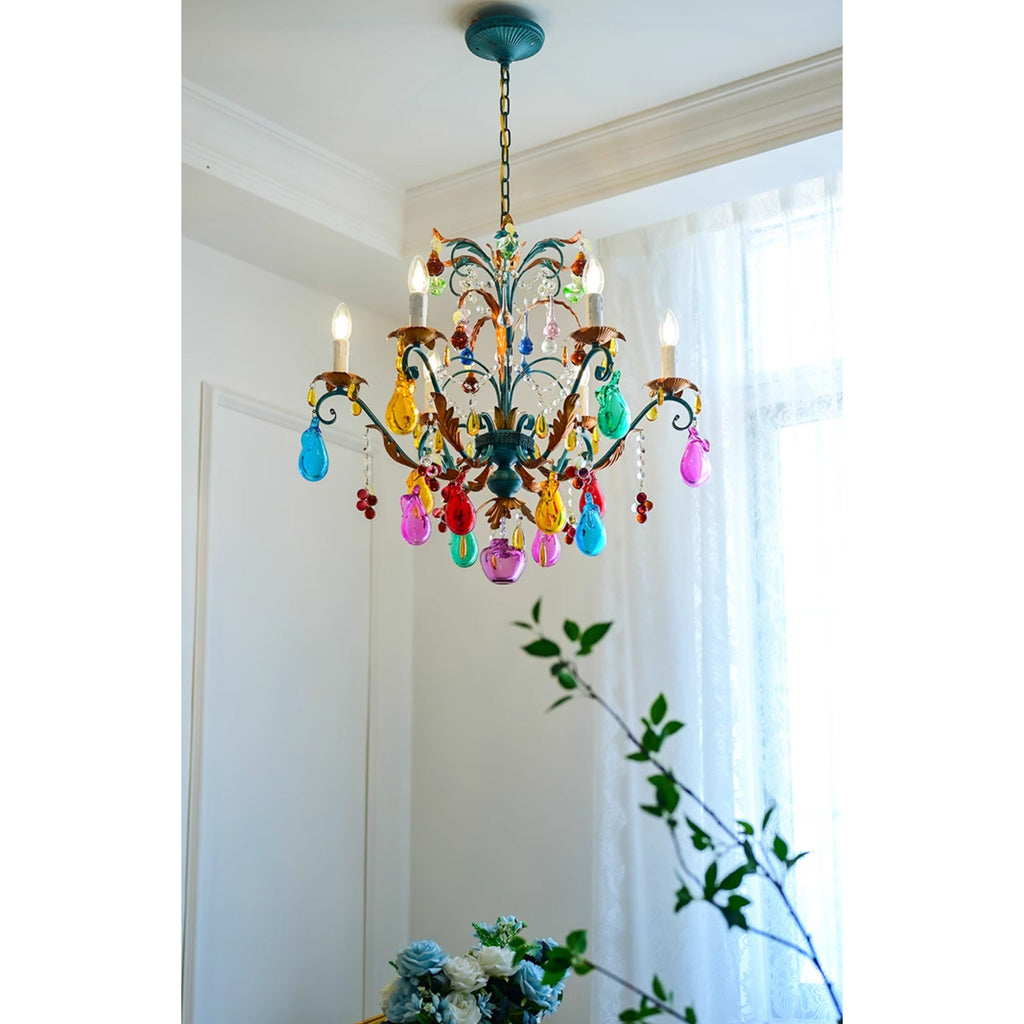 Lampadario Frutti Bordeaux