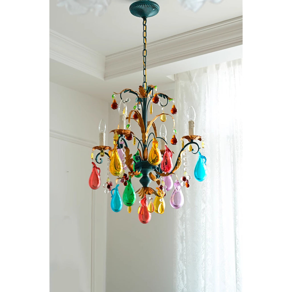 Lampadario Frutti Bordeaux