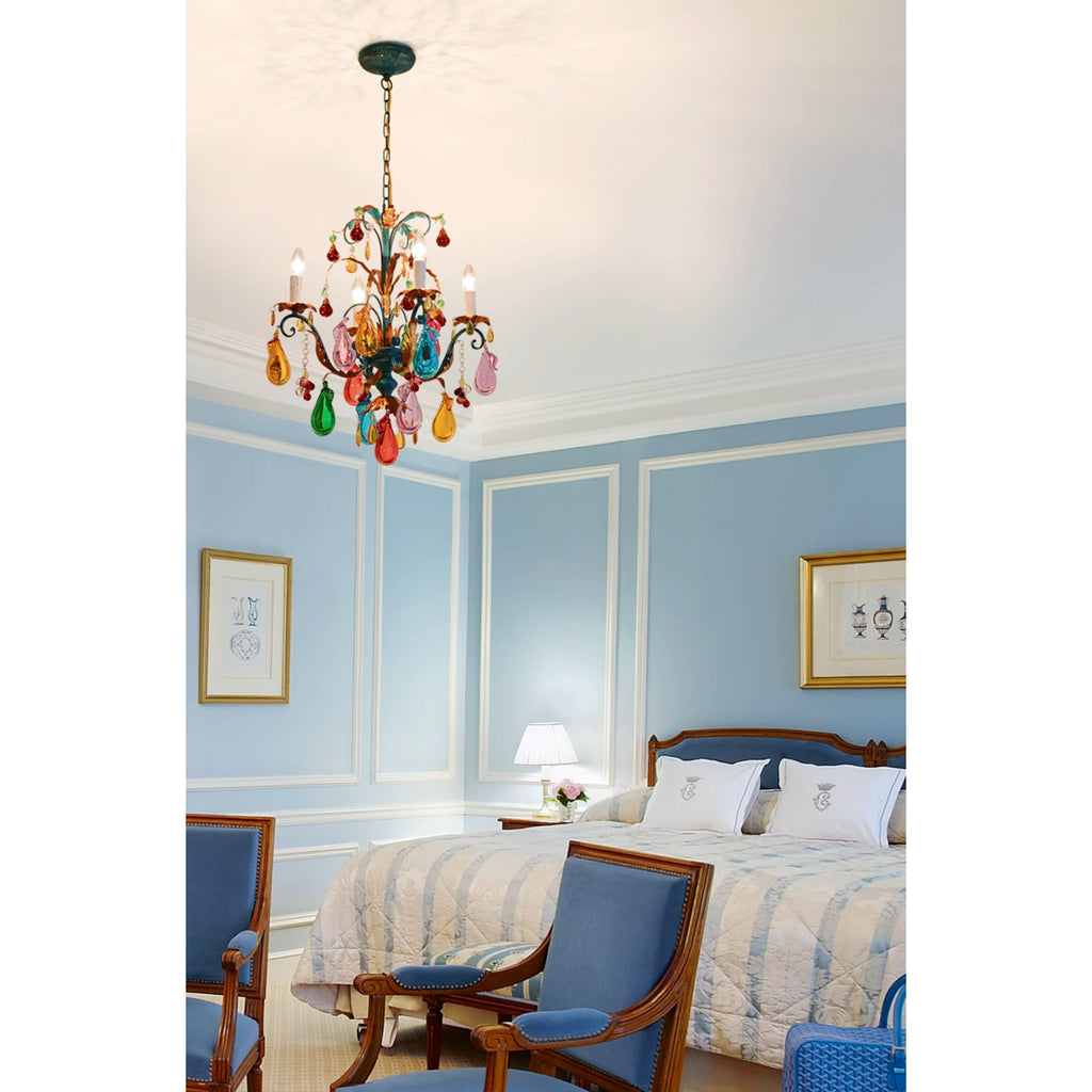 Lampadario Frutti Bordeaux