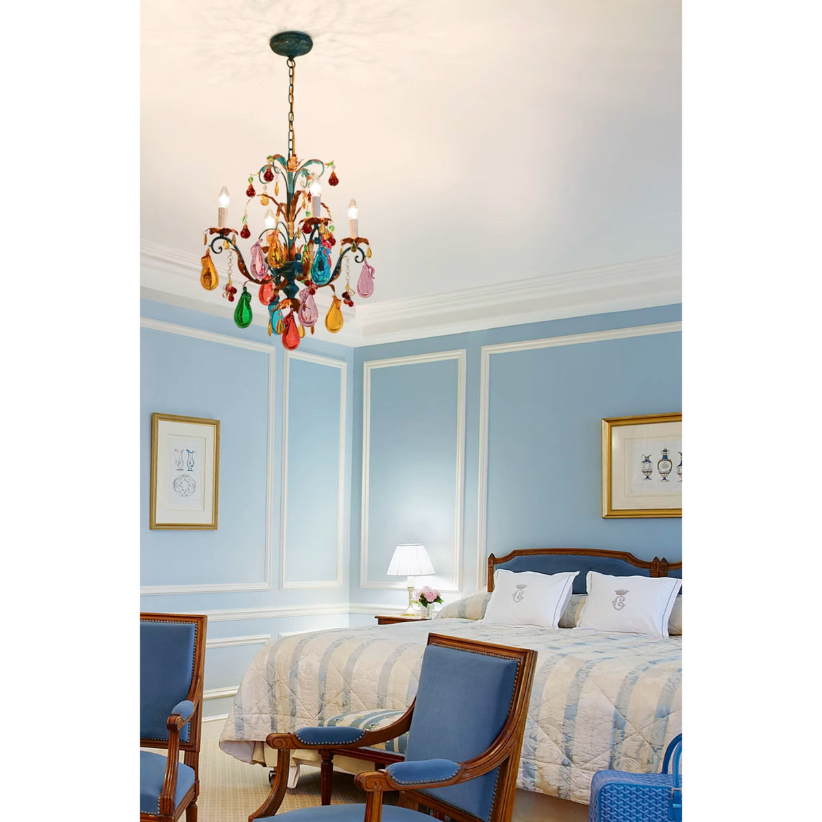 Lampadario Frutti Bordeaux